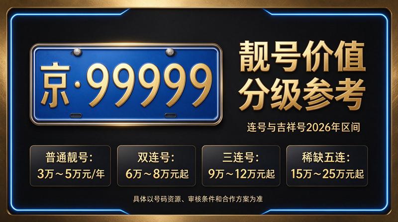 闲置北京租车牌照展示